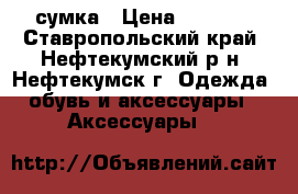 сумка › Цена ­ 2 000 - Ставропольский край, Нефтекумский р-н, Нефтекумск г. Одежда, обувь и аксессуары » Аксессуары   